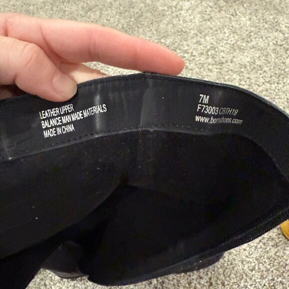 Born Caladium Tall Tie Black Lace Up Riding Leather Boot - Picture 9 of 11